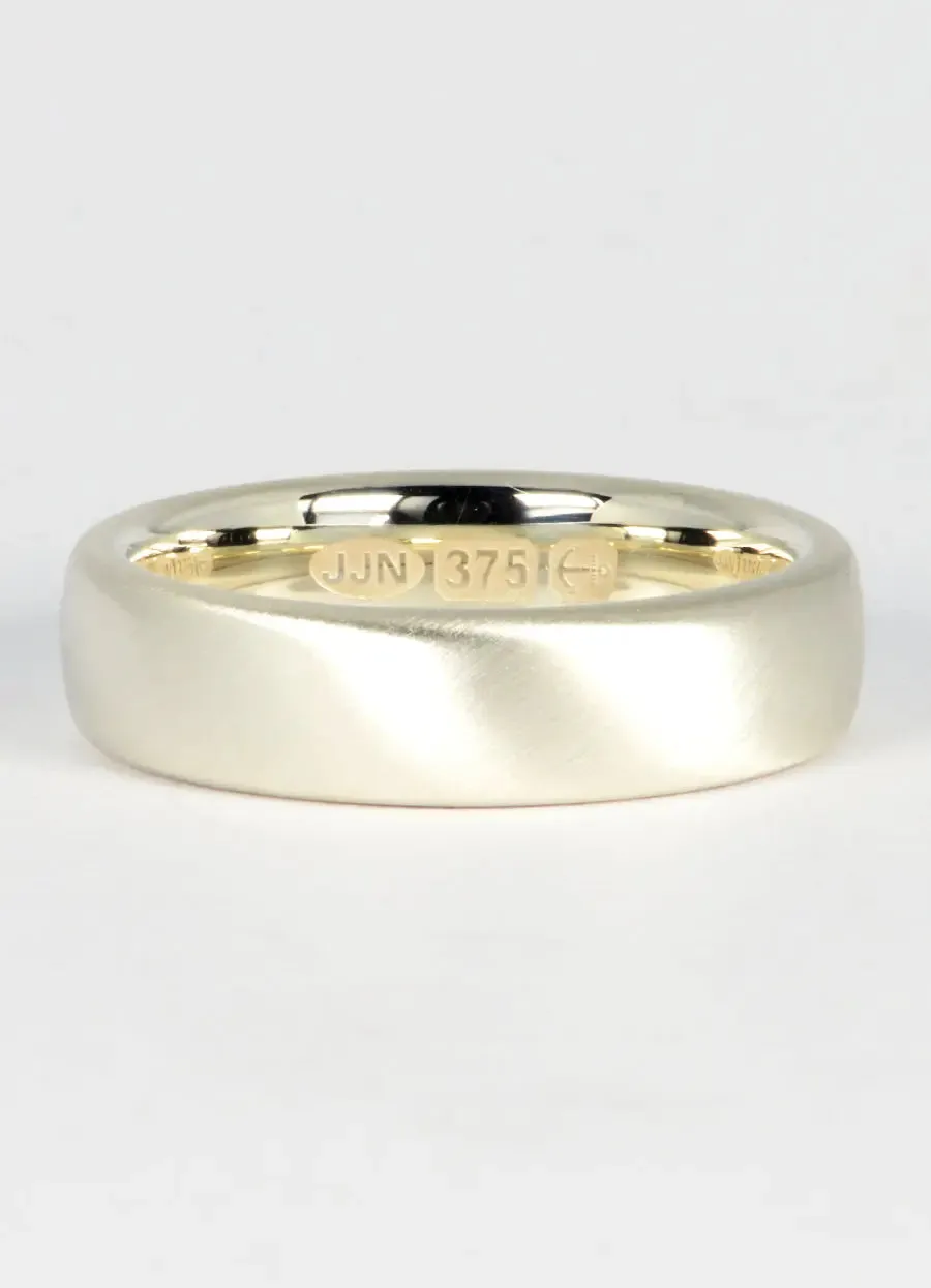 6mm Extra Wide Classic Oval Wedding Rings