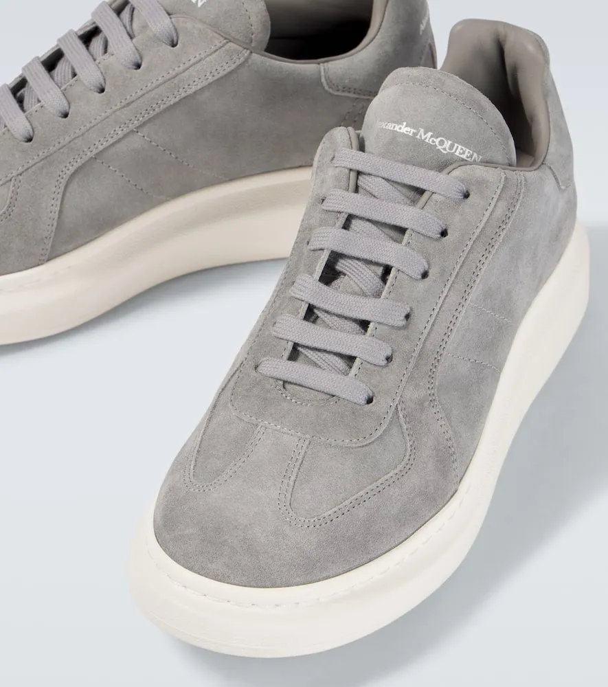 Alexander McQueen Oversized Retro suede platform sneakers