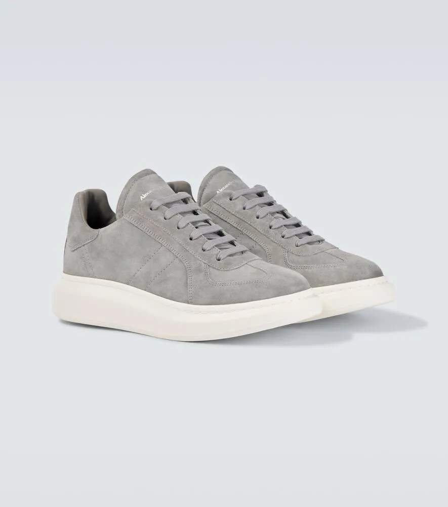 Alexander McQueen Oversized Retro suede platform sneakers