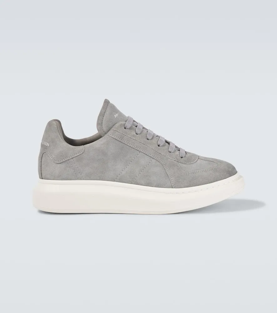 Alexander McQueen Oversized Retro suede platform sneakers