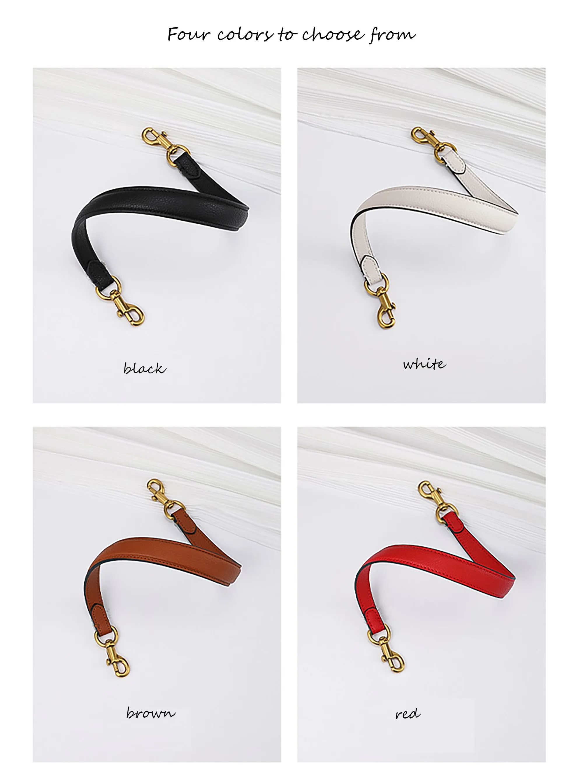 Artisanal Leather Bag Straps Collection - Including Crossbody Replacement Straps & Top Handle Accessories