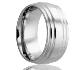 Cobalt Double Step Edge Ring