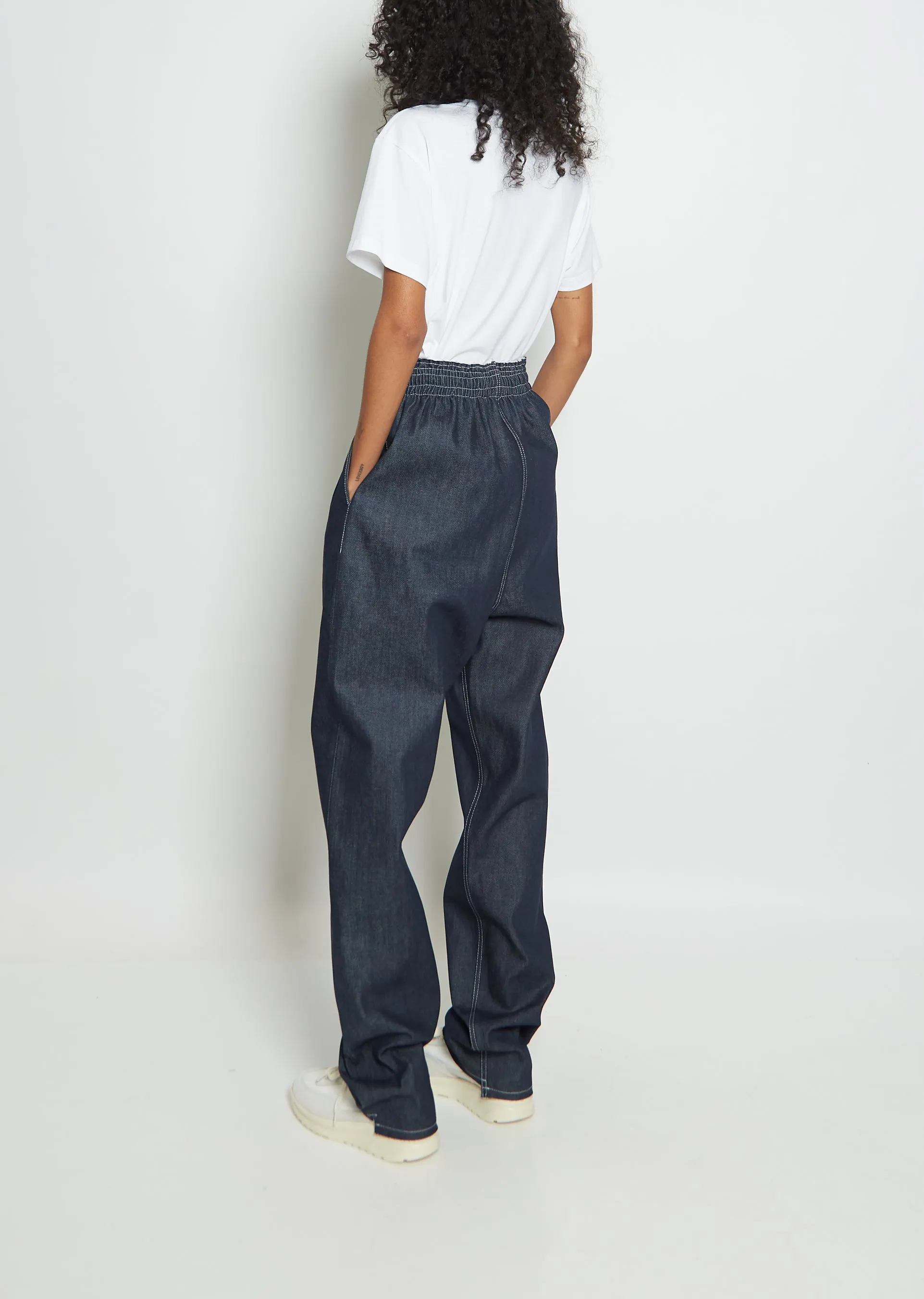 Denim Sweatpant Trouser