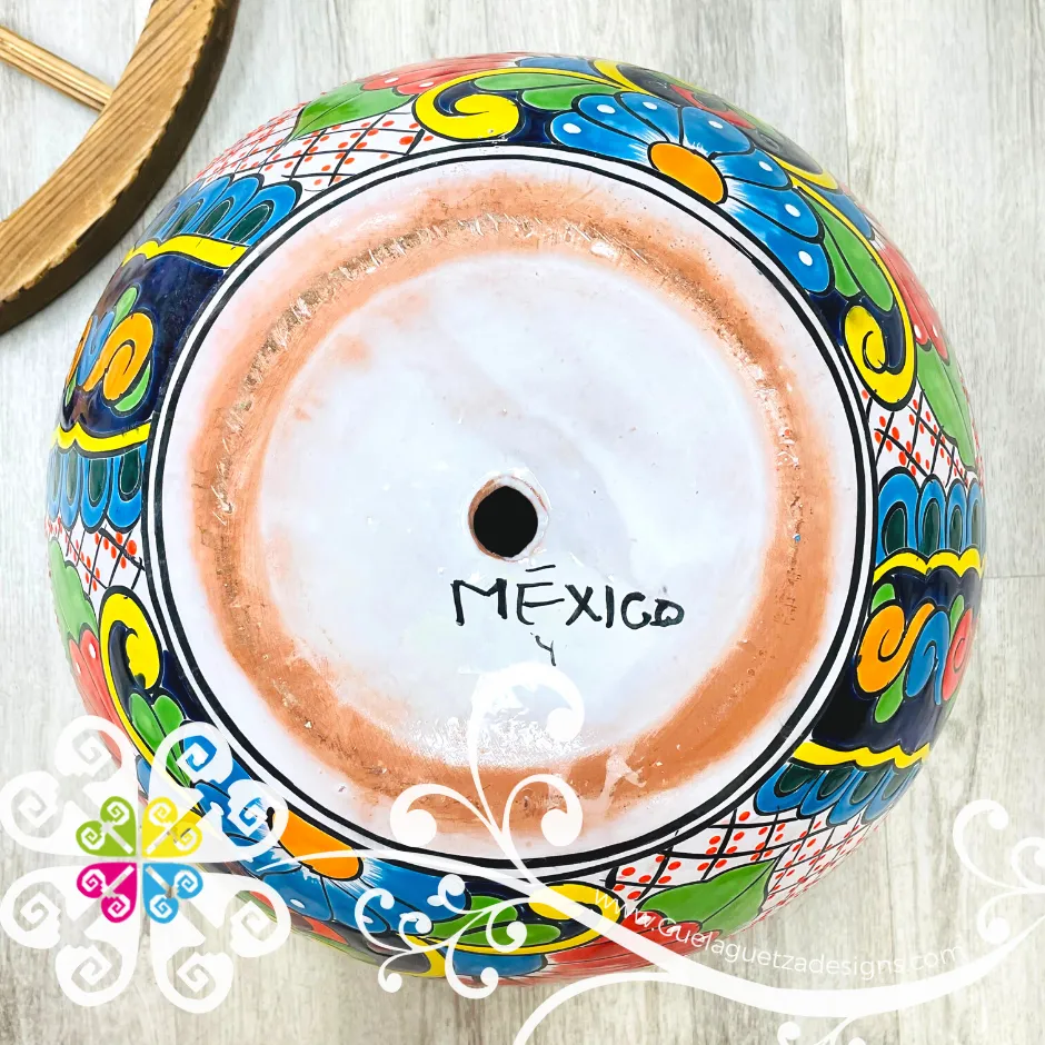 Extra Large Talavera Pot - Maceta
