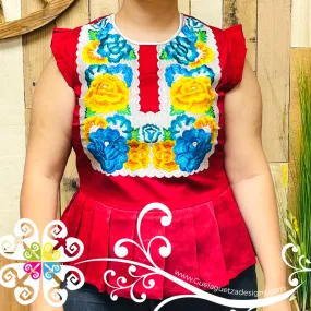 Extra Large Tehuana Linda - Women Casual Top