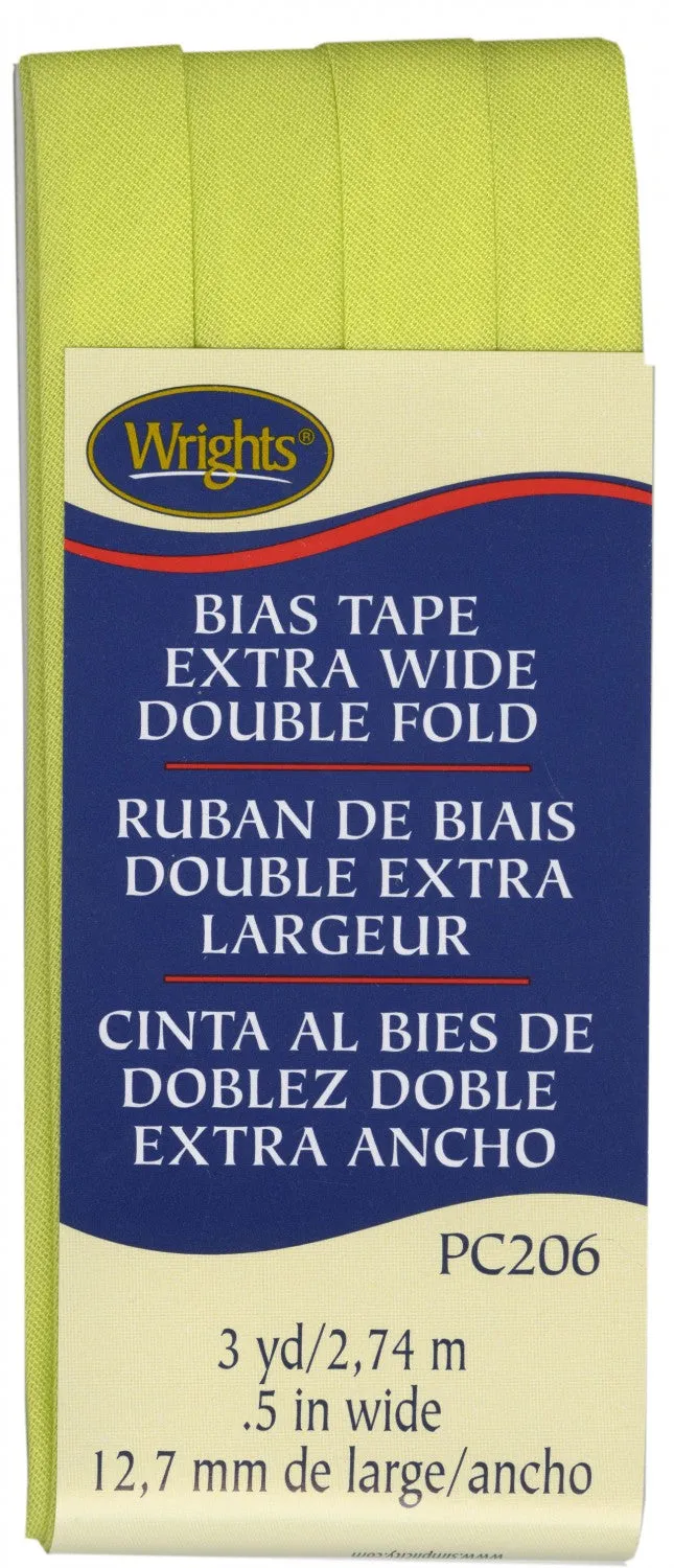 Extra Wide Double Fold Bias Tape