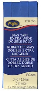 Extra Wide Double Fold Bias Tape