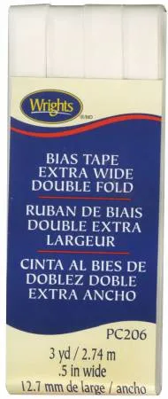 Extra Wide Double Fold Bias Tape