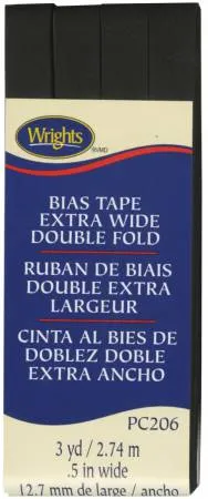 Extra Wide Double Fold Bias Tape