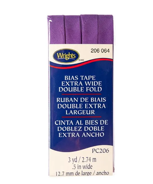 Extra Wide Double Fold Bias Tape
