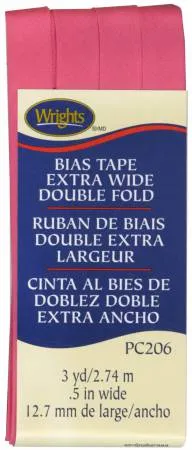Extra Wide Double Fold Bias Tape