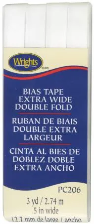Extra Wide Double Fold Bias Tape