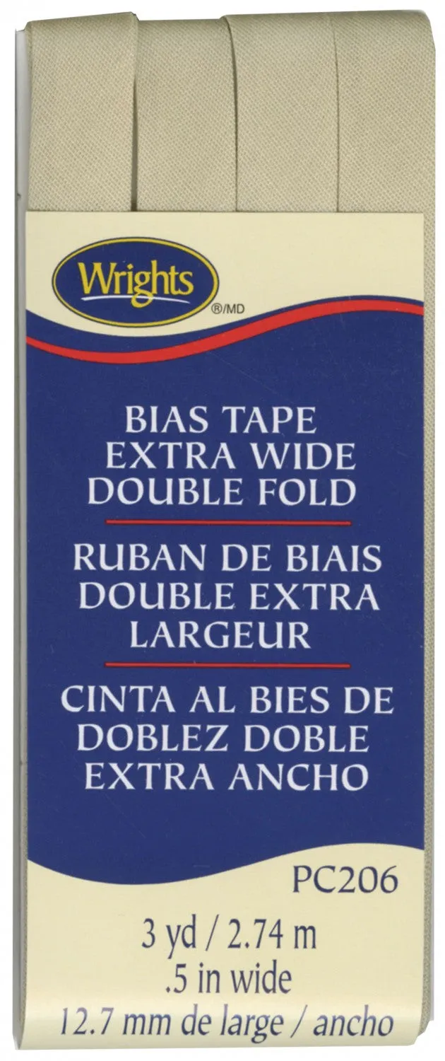Extra Wide Double Fold Bias Tape