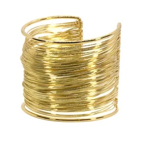 EXTRA WIDE MULTI-WIRE BANGLE - B33121Y,W