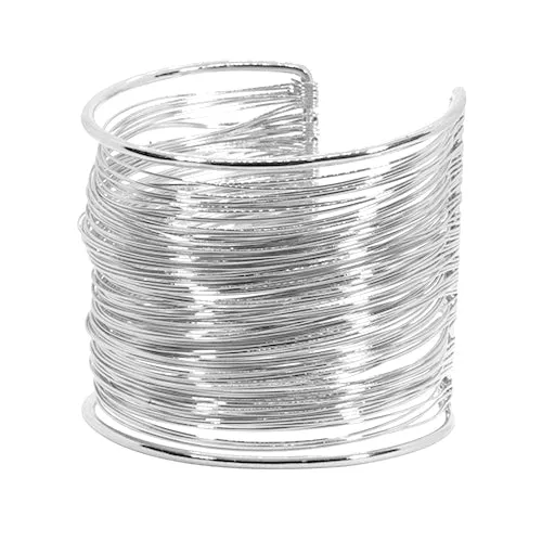 EXTRA WIDE MULTI-WIRE BANGLE - B33121Y,W
