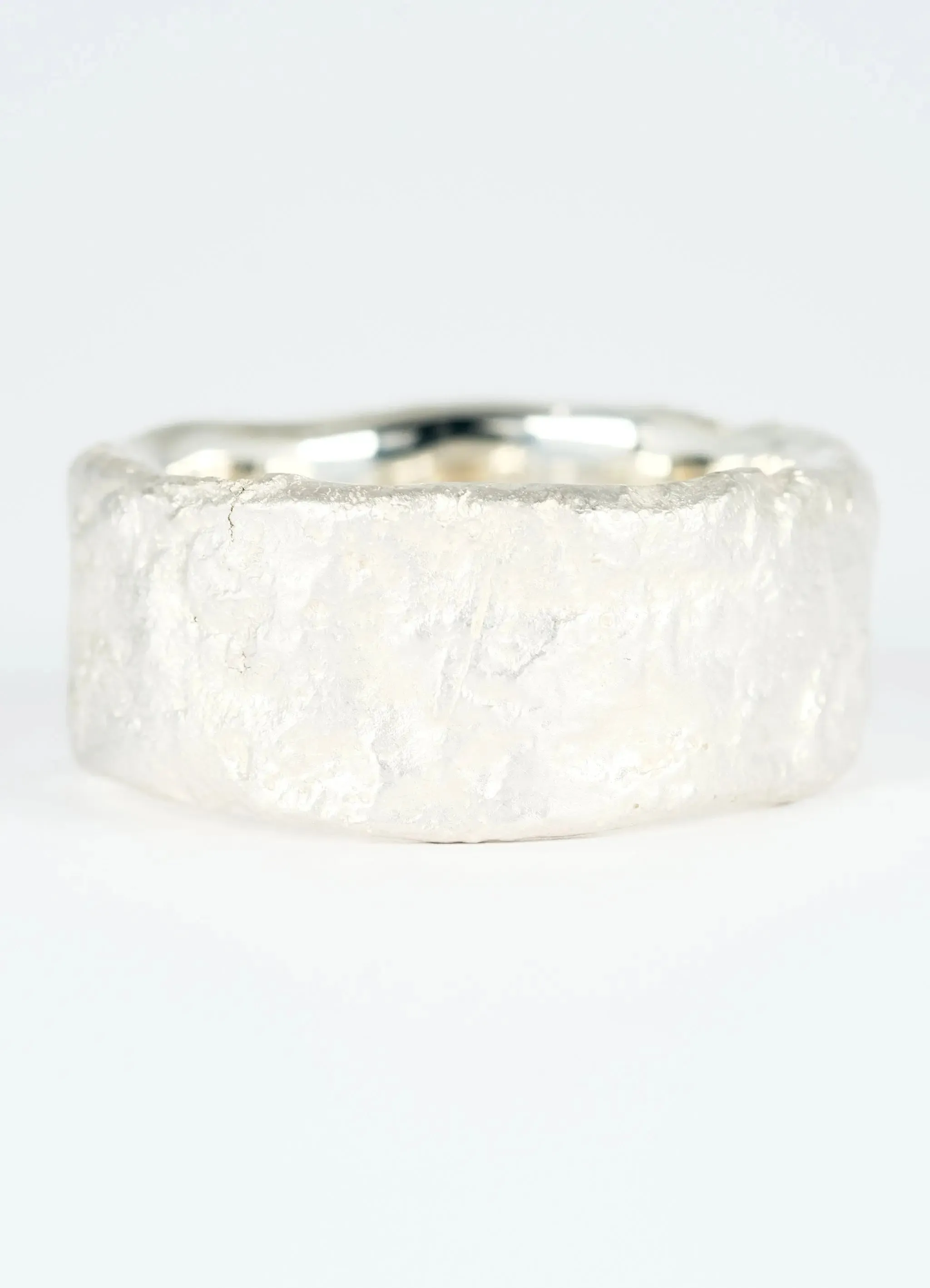 Extra Wide Silver Flux Rings