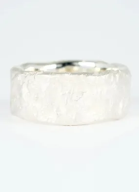 Extra Wide Silver Flux Rings