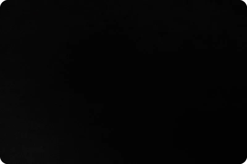 Extra Wide Solid Cuddle 3 Black Yardage