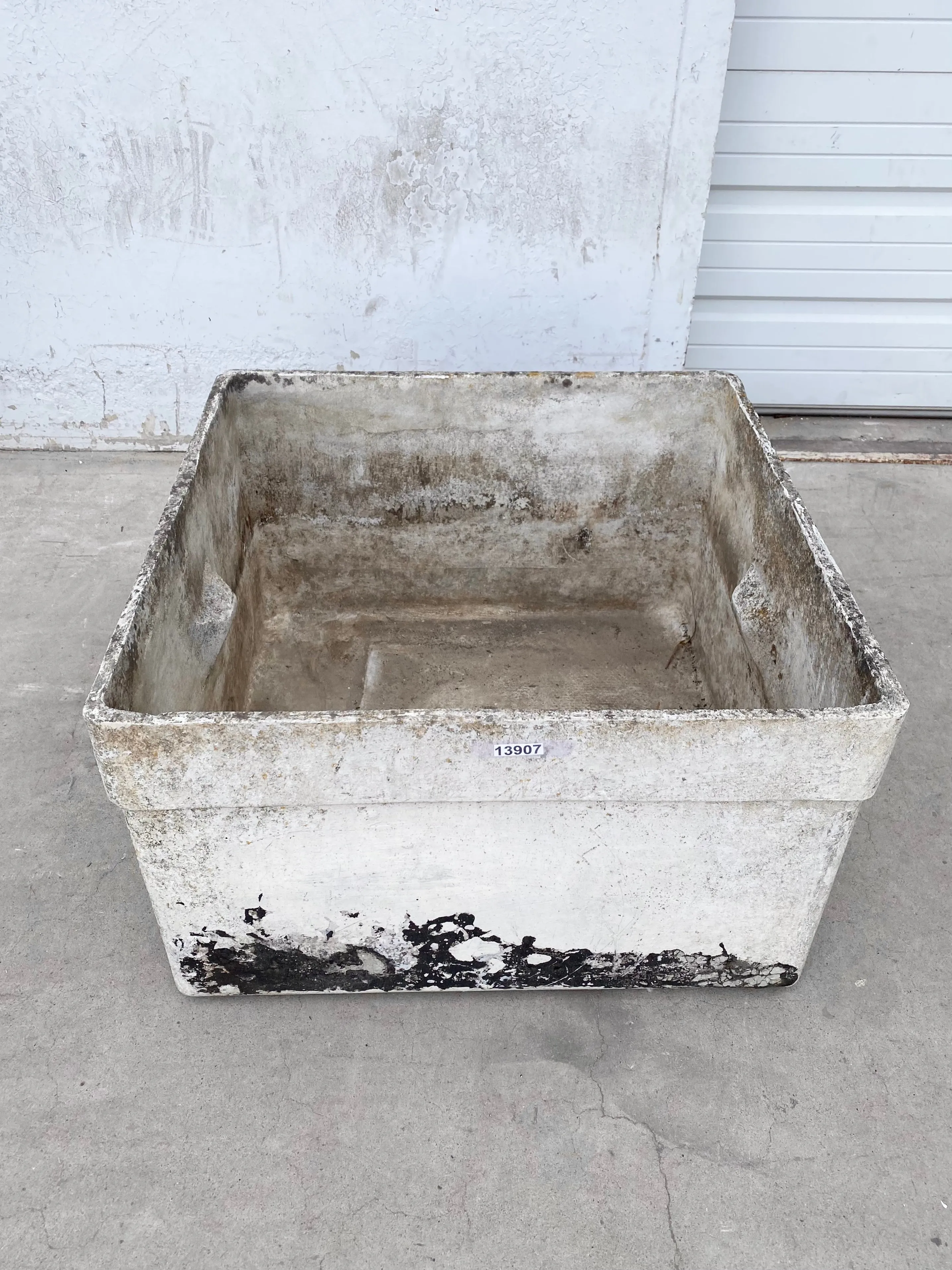 Extra Wide Square Willy Guhl Planter