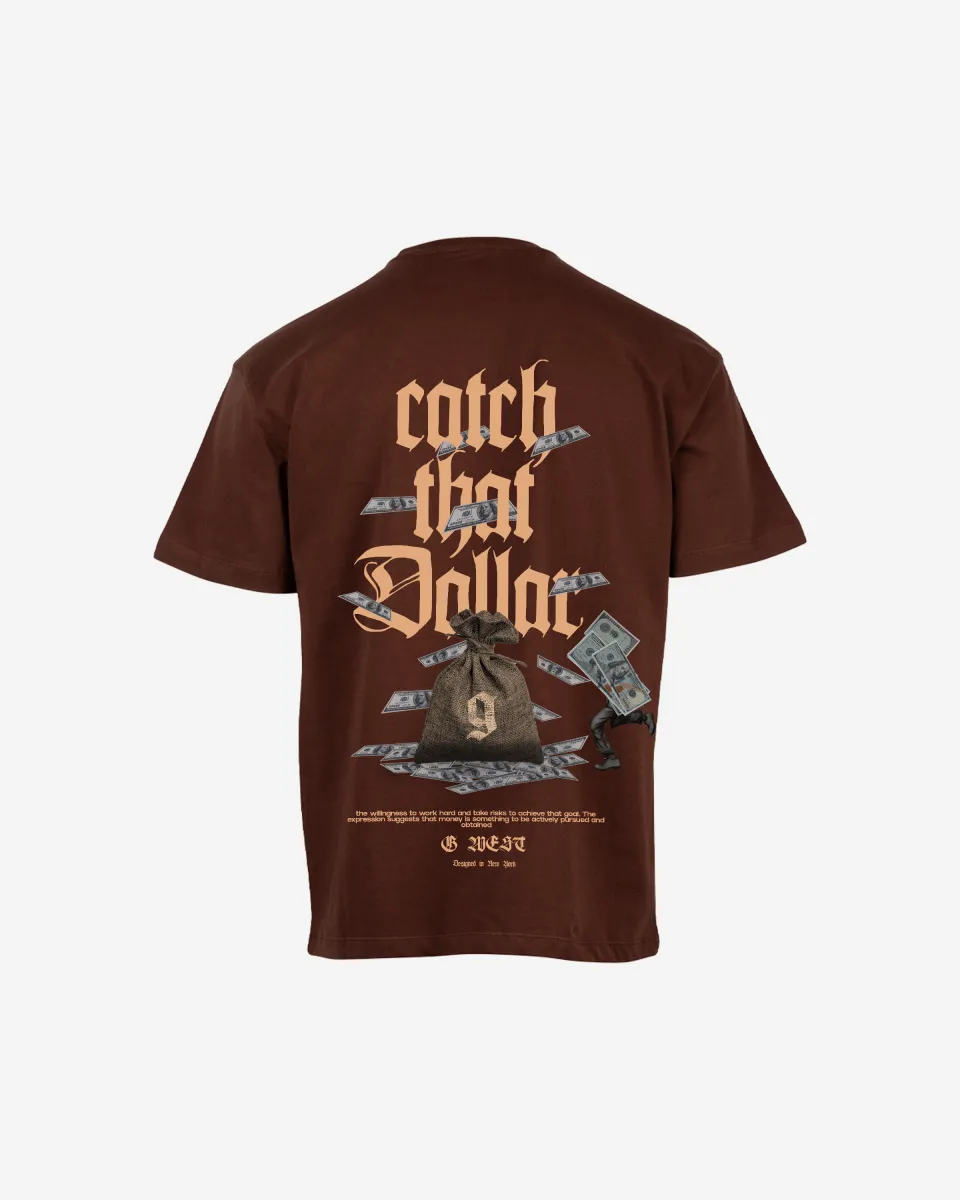 G West Oversized Catch That Dollar Life Stlye Tee Mens Style