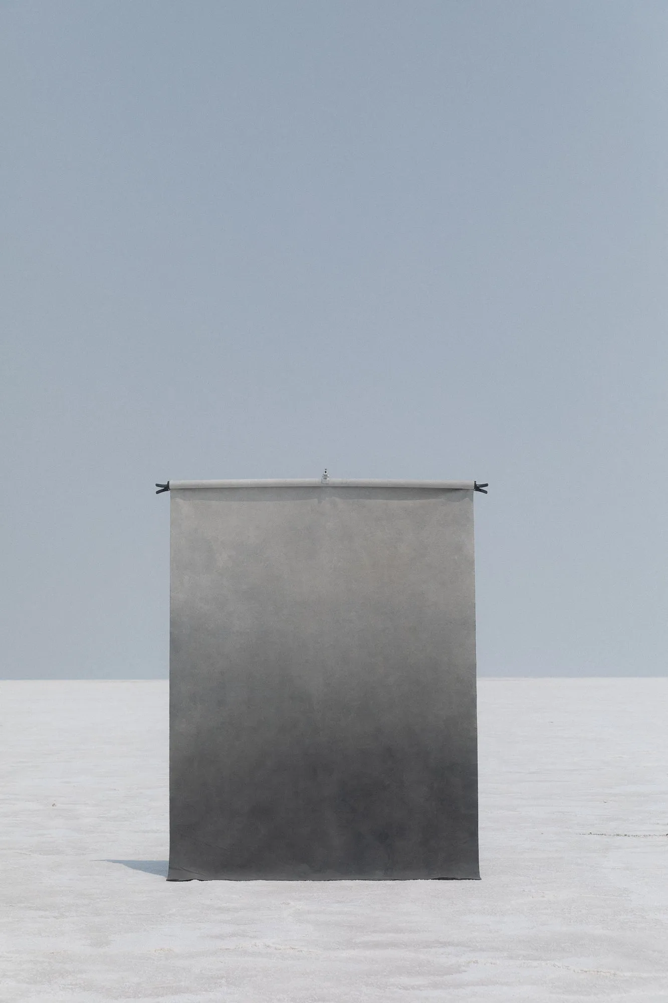 Grande Graydient #0234 // XLarge Hand-Painted Canvas Backdrop