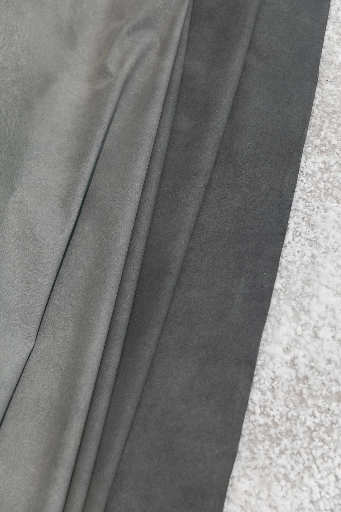 Grande Graydient #0234 // XLarge Hand-Painted Canvas Backdrop