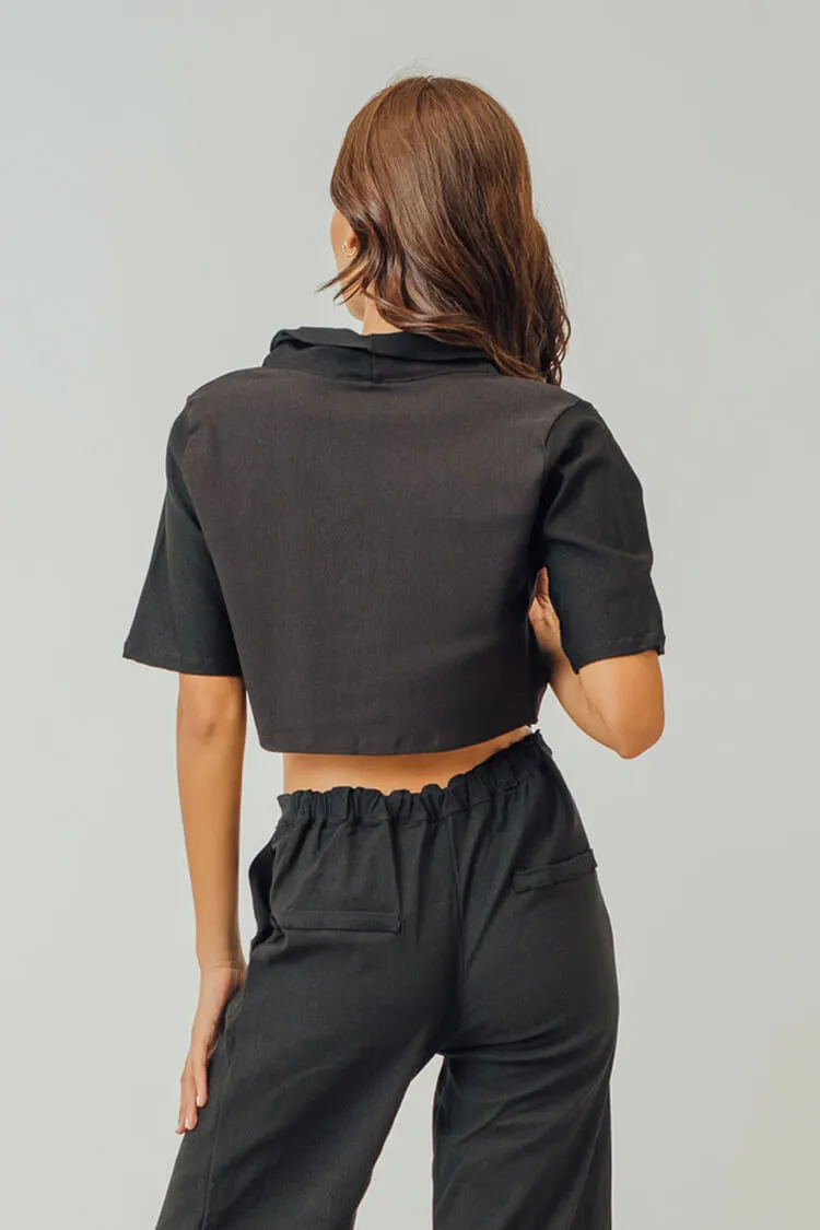 Jessie Cropped Polo and Pants Coordinates