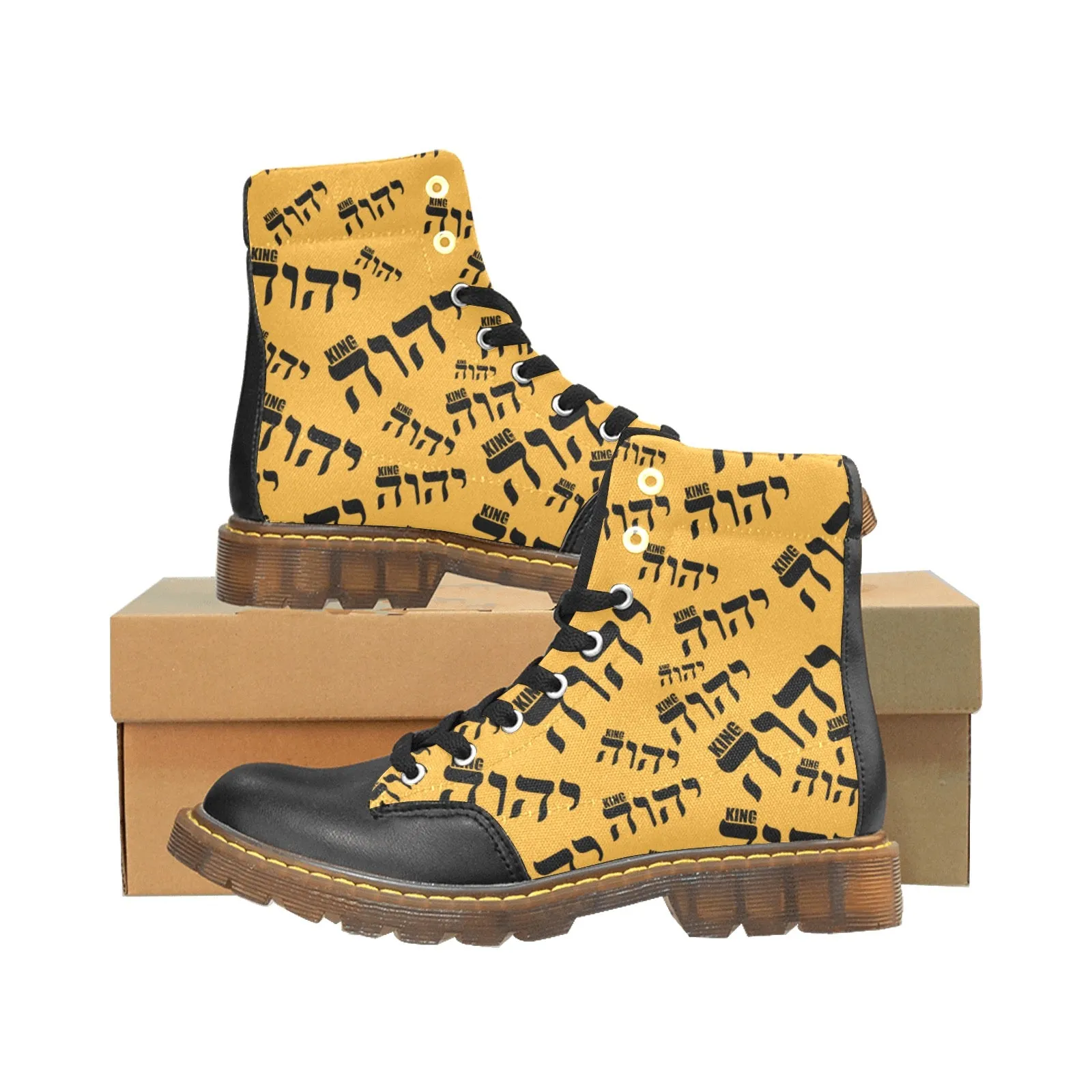 King YAHWEH Luxe II Round Toe Men's Boots