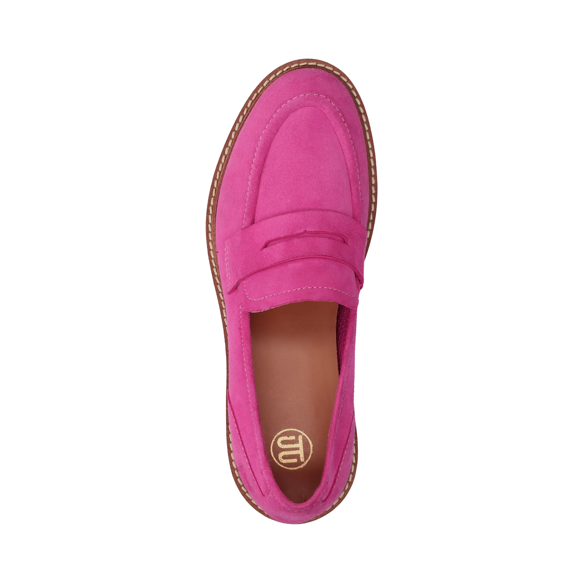Leder Loafers pink