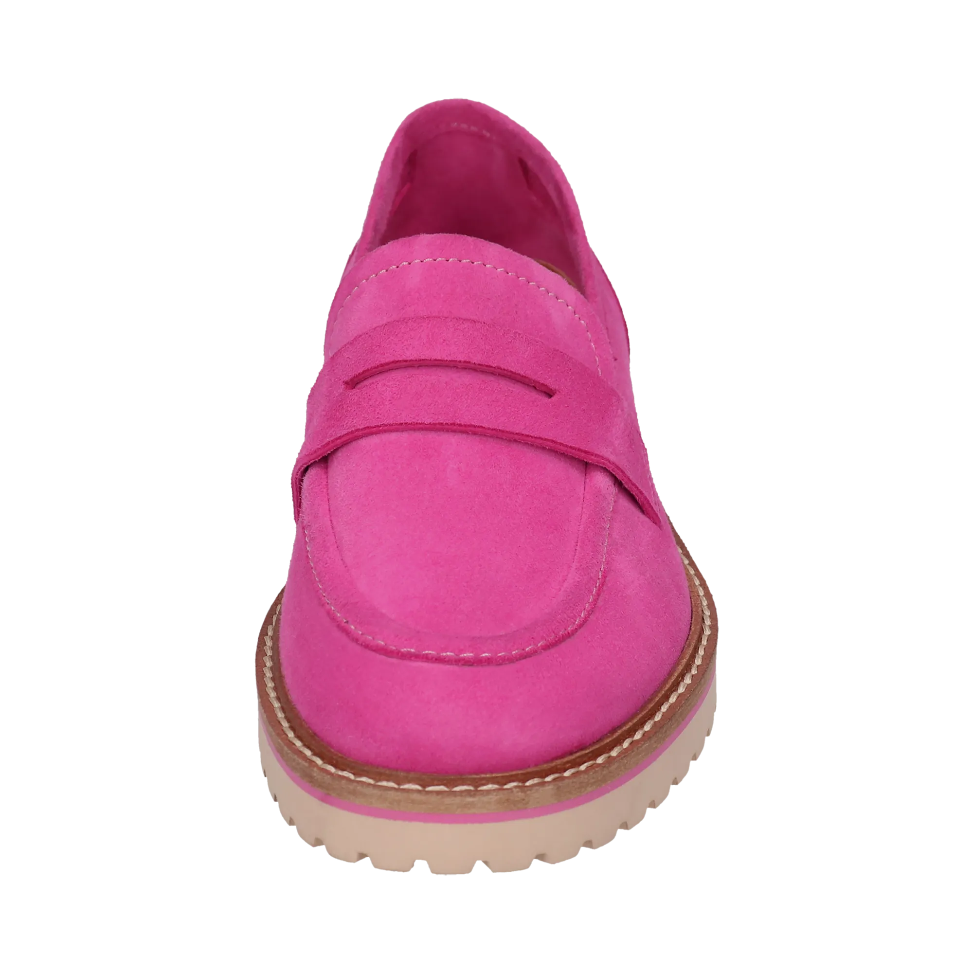 Leder Loafers pink