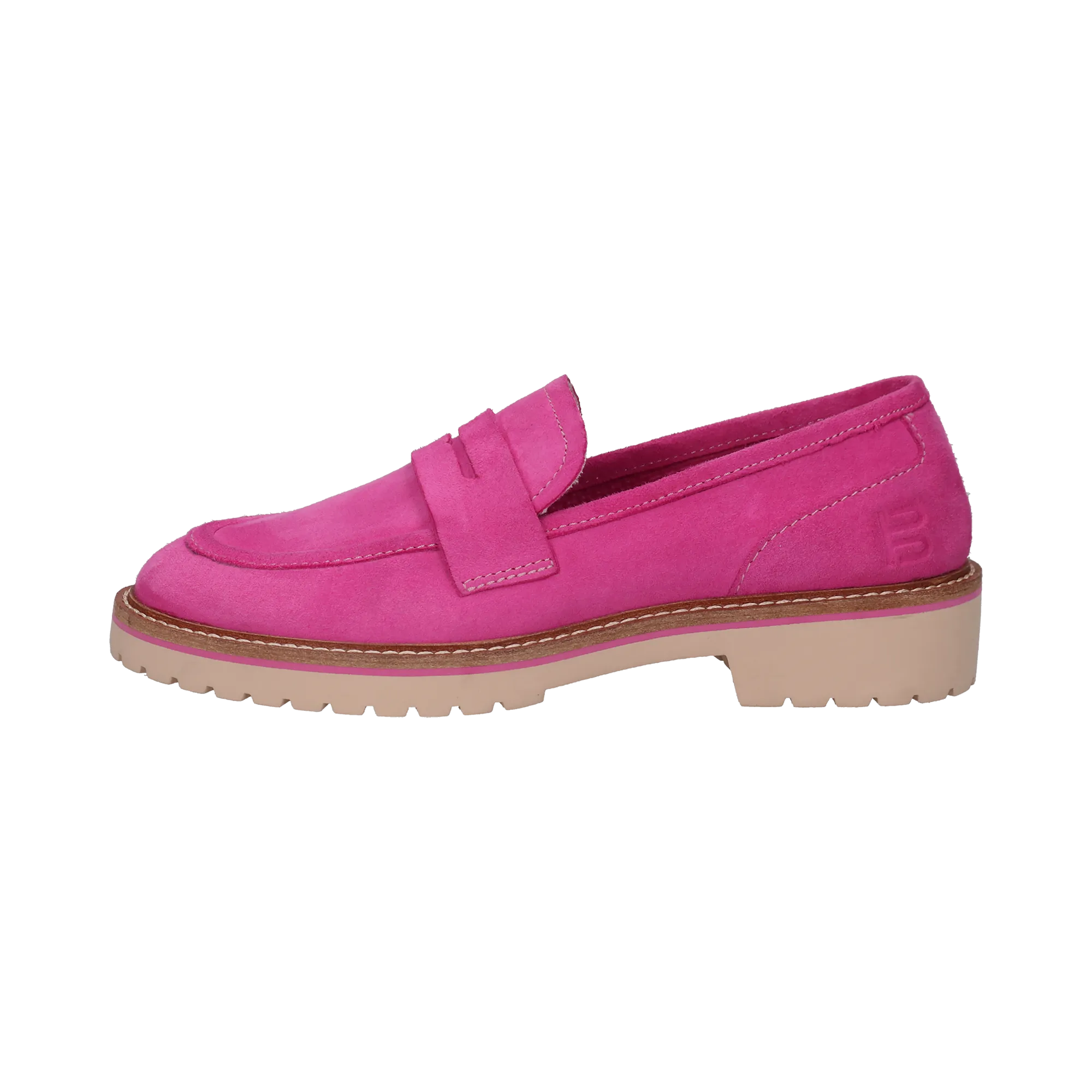 Leder Loafers pink