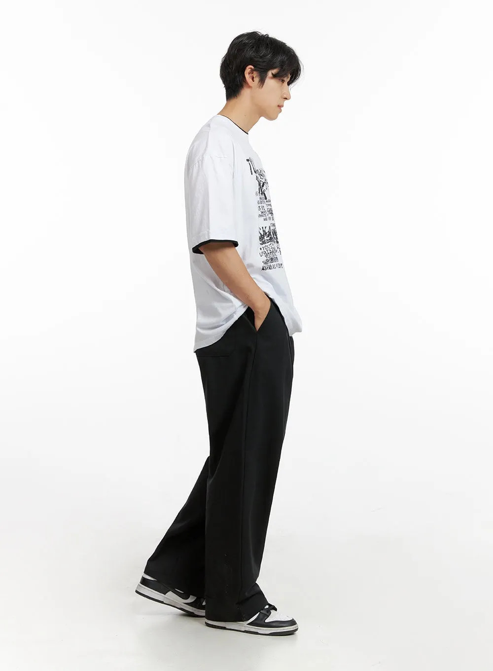 Men's Wide Fit Pants IG409