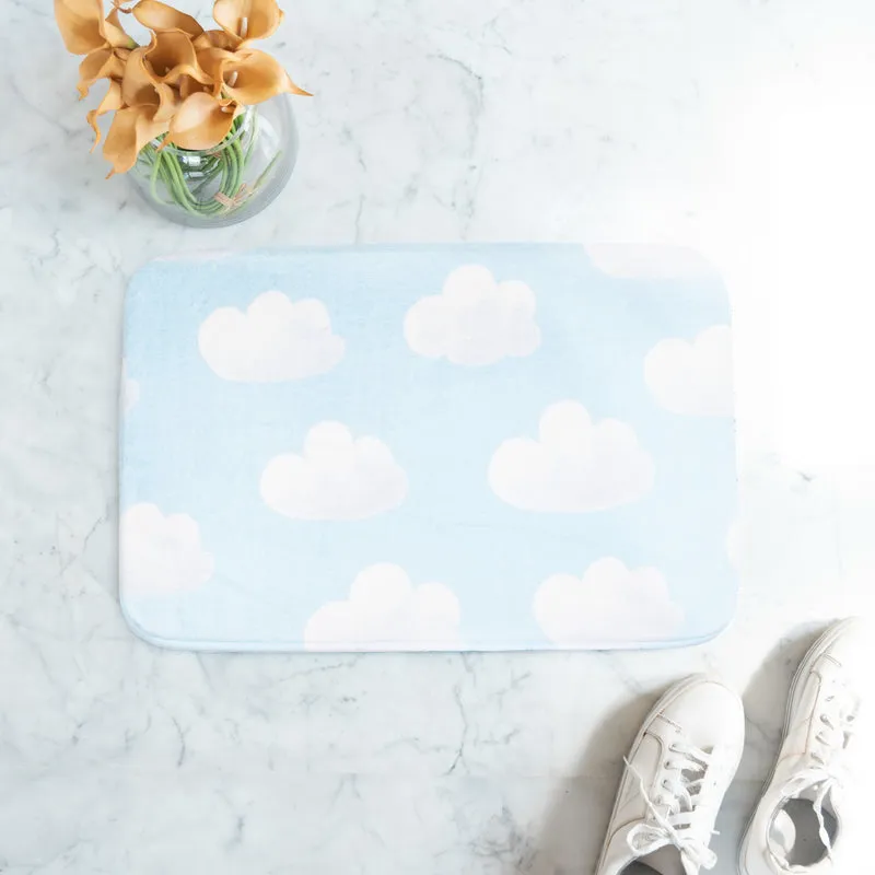 Pastel Clouds Soft Feel Doormat