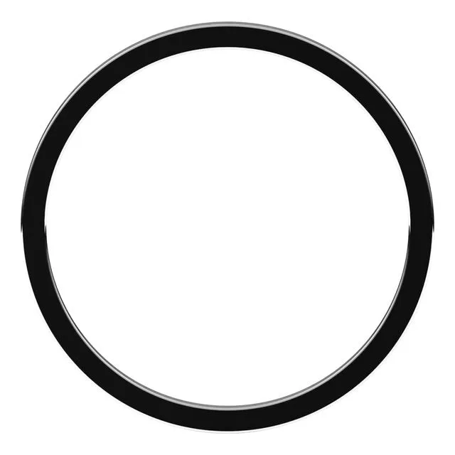 Platinum Flat Wedding Band, 1 mm Wide