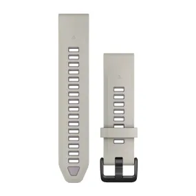 QuickFit Watch Strap, 20mm - Fog Grey/Lavender Silicone