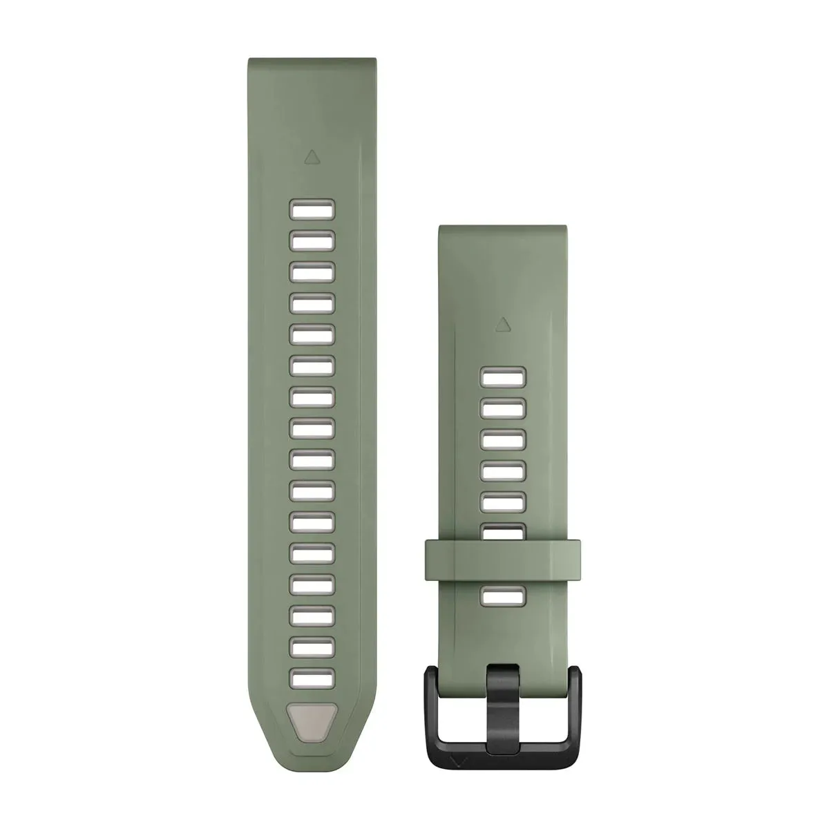QuickFit Watch Strap, 20mm - Willow/Fog Grey Silicone