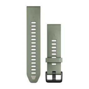 QuickFit Watch Strap, 20mm - Willow/Fog Grey Silicone