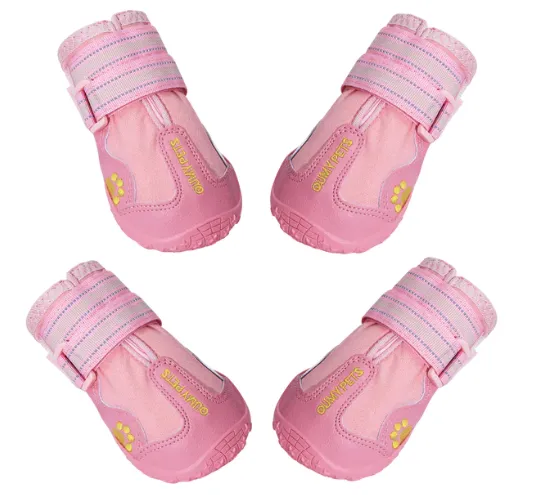 QUMY Dog Shoes for Medium Large Breed - Blue