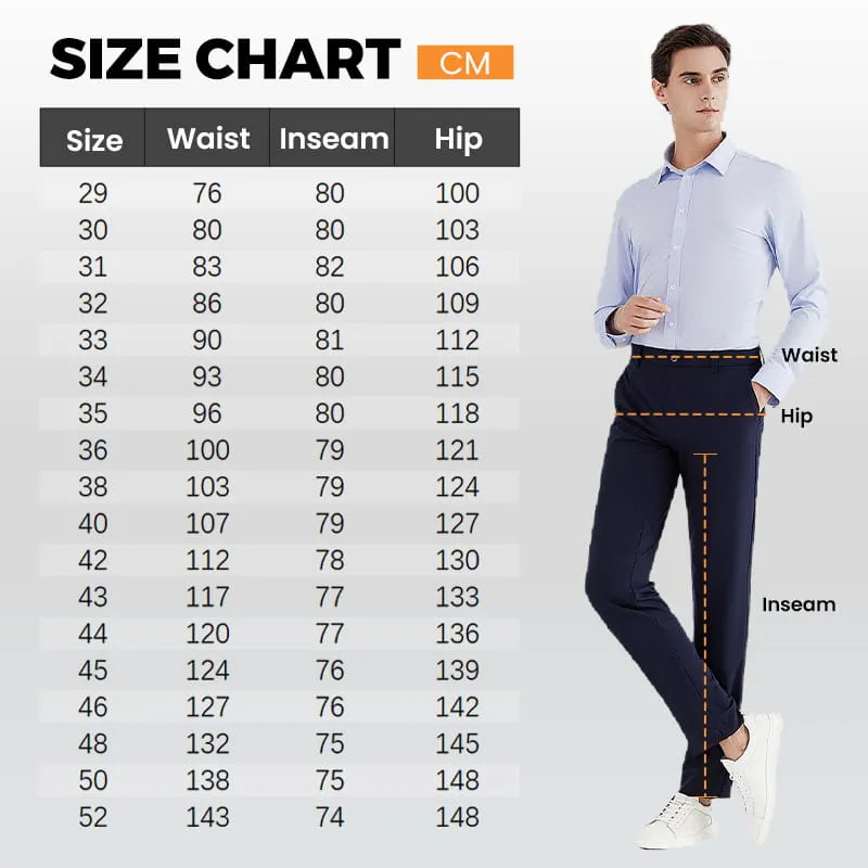 "Fliwos Slimastrouser" Men's High Stretch Classic Pants