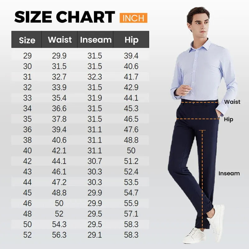 "Fliwos Slimastrouser" Men's High Stretch Classic Pants
