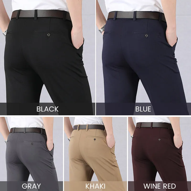 "Fliwos Slimastrouser" Men's High Stretch Classic Pants