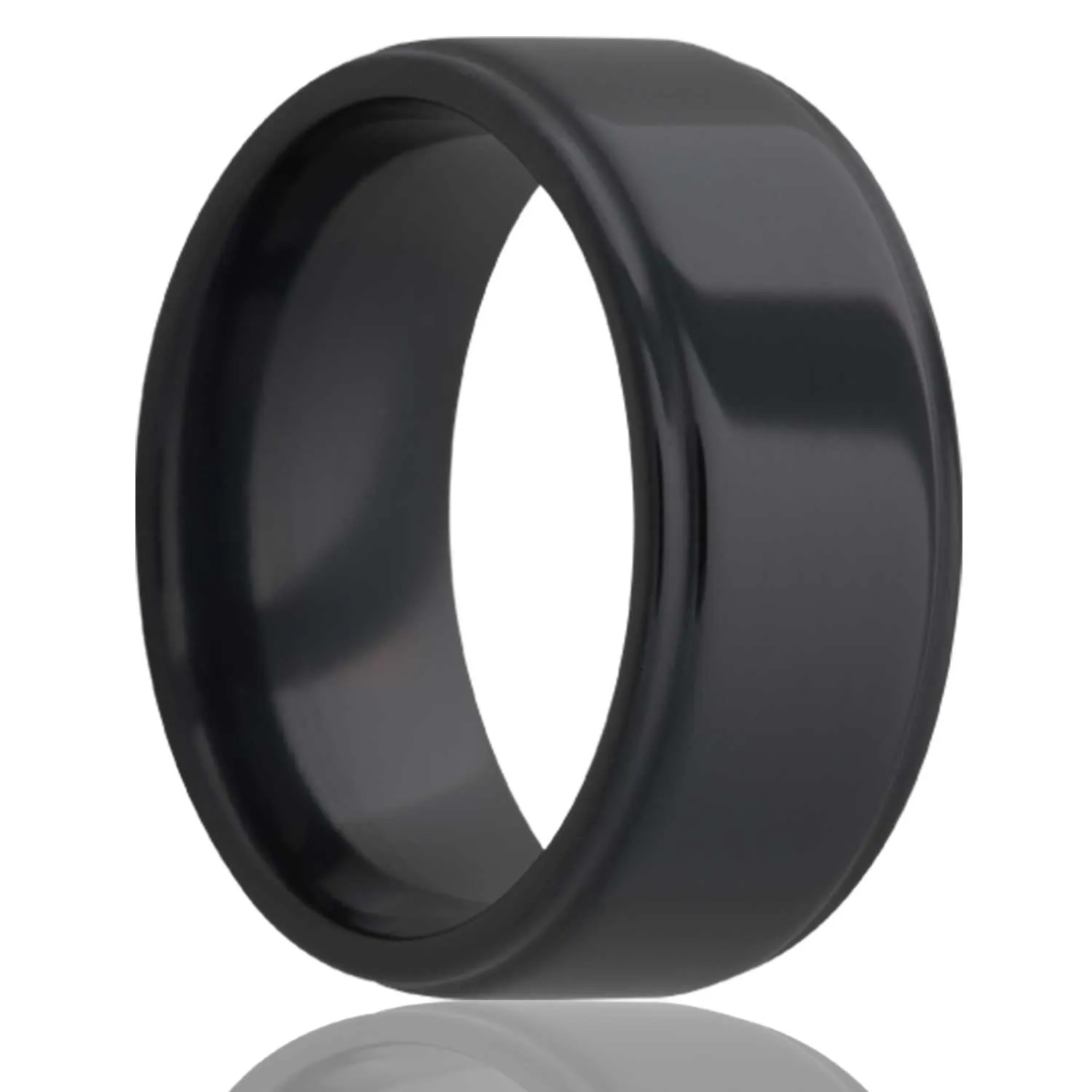 Step Edge Zirconium Band