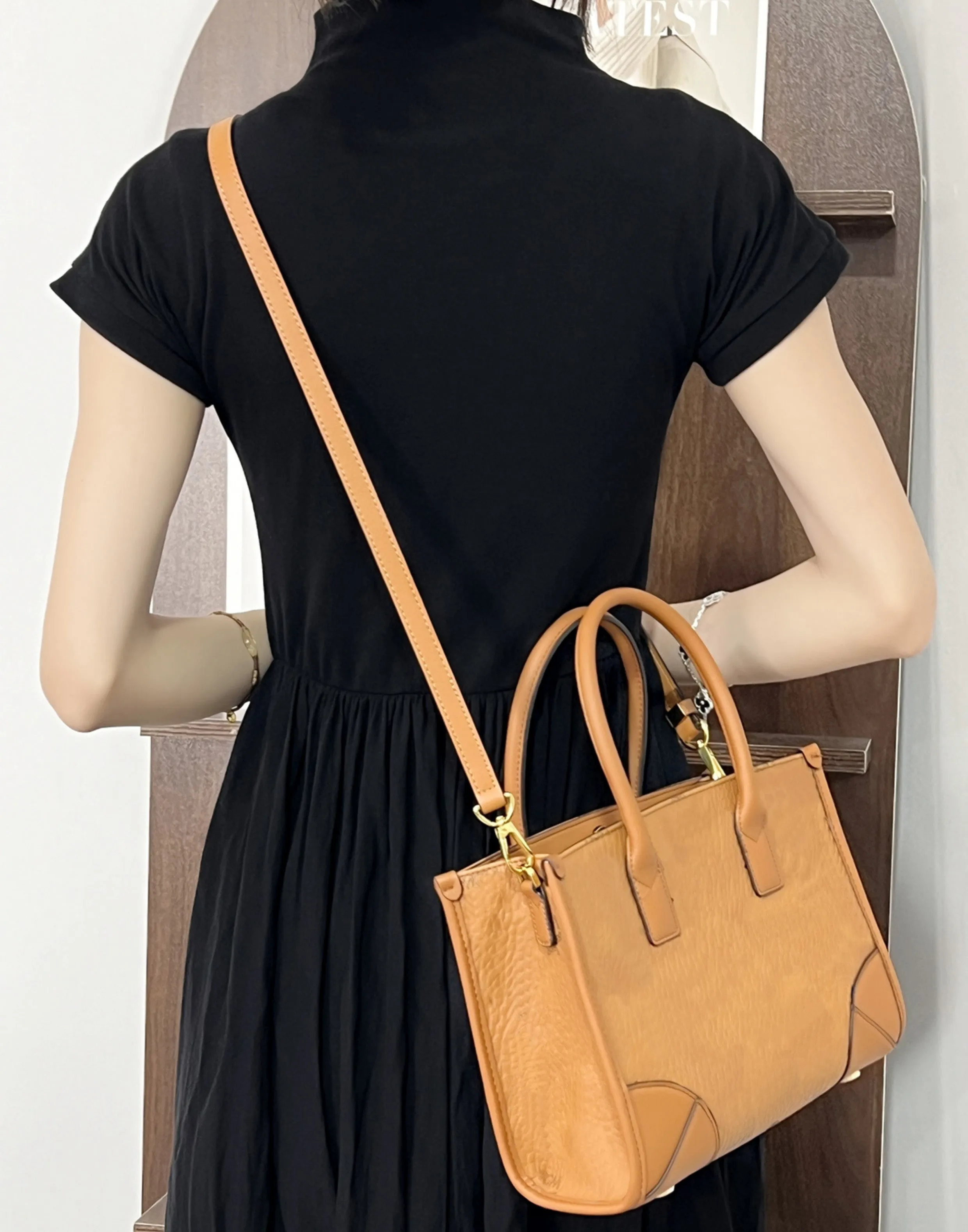Suitable for tote bags, leather shoulder straps, adjustable crossbody straps, replacement accessories for bags