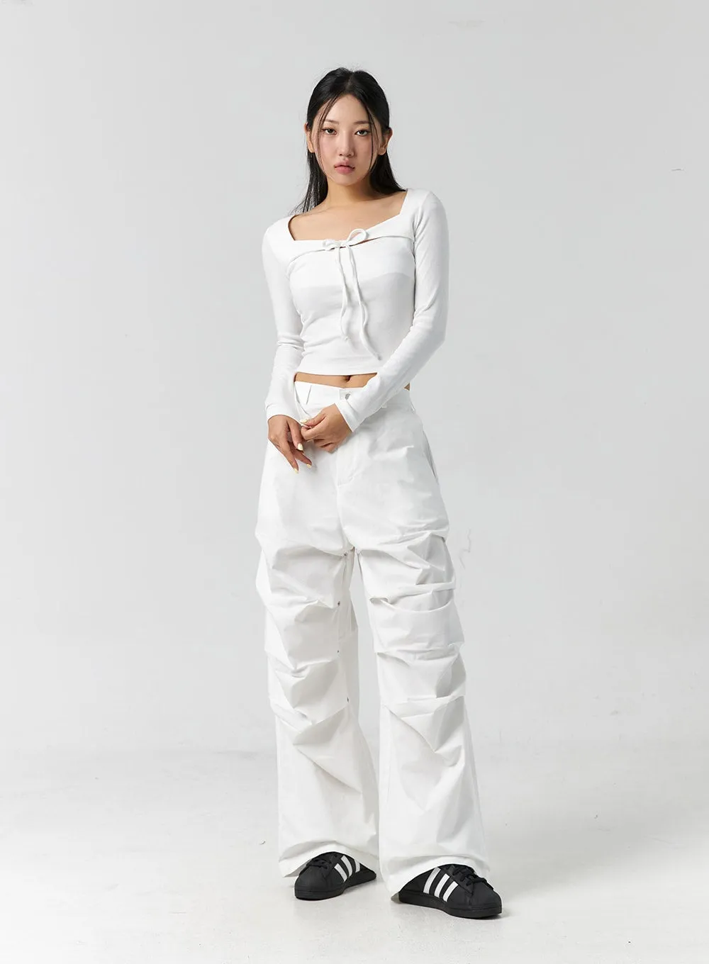 Wide Fit Cotton Pants CS302