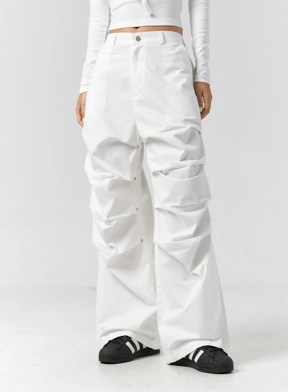 Wide Fit Cotton Pants CS302