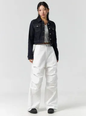 Wide Fit Cotton Pants CS302
