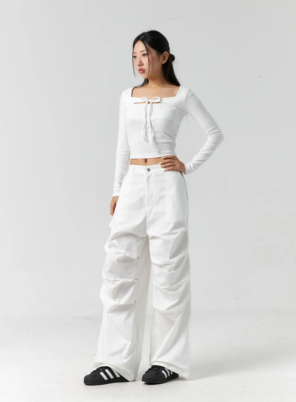 Wide Fit Cotton Pants CS302