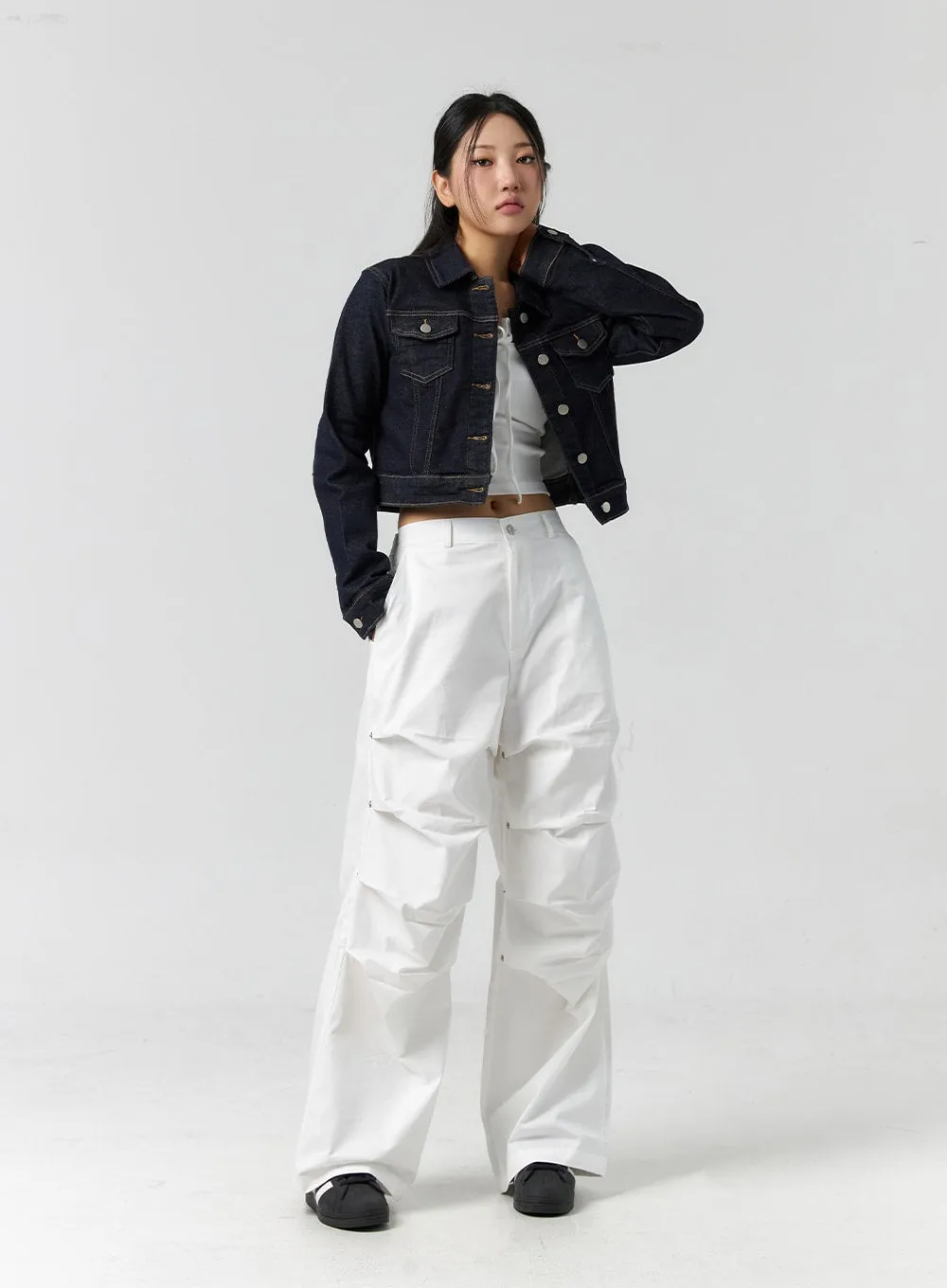 Wide Fit Cotton Pants CS302
