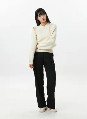 Wide Fit Cotton Pants OS309