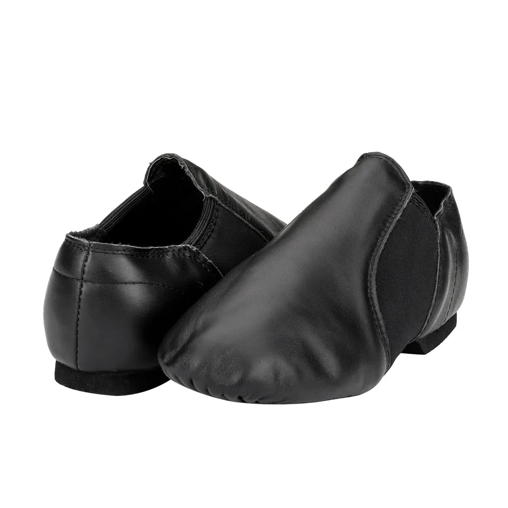 Women's Slip on Leather Jazz Shoes Dance Sneakers